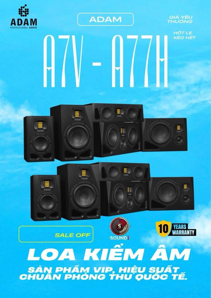 Chương Trình Khuyến Mãi Khi Mua ADAM A7V Tại Sound1