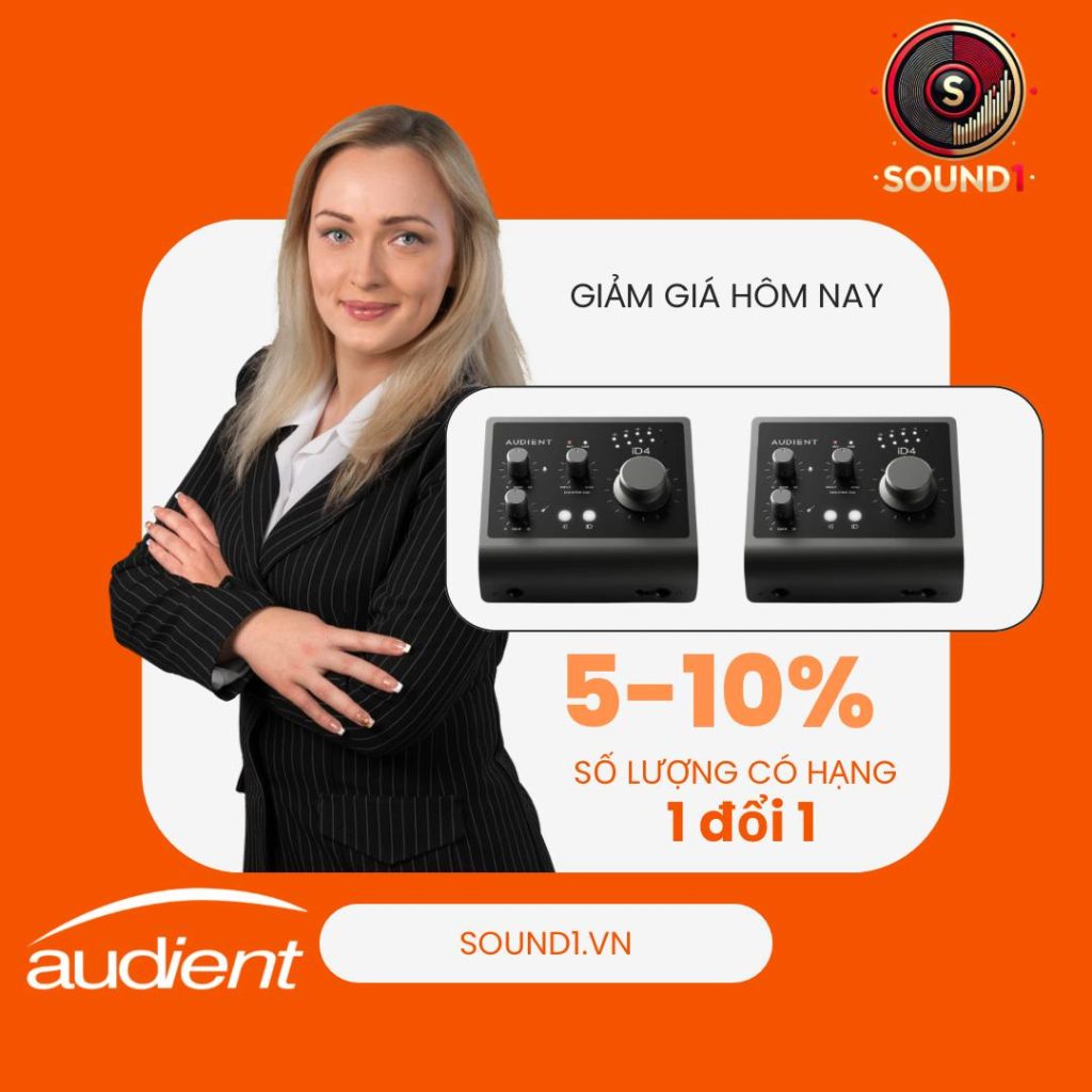 Các Chương Trình Khuyến Mãi Khi Mua ID4 MK2 Audient.