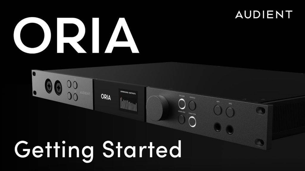 🎧 Audient ORIA – Giao diện âm thanh chuyên dụng cho Dolby Atmos 7.1.4, tích hợp 16 output analog và DSP hiệu chỉnh phòng chính xác