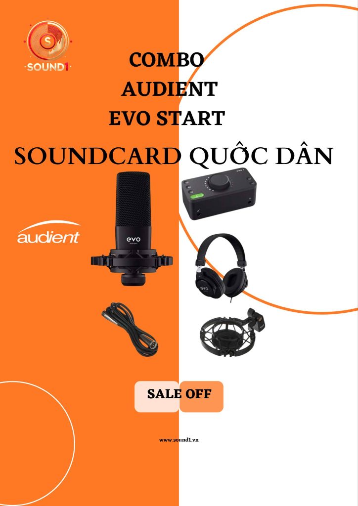 Ưu đãi đặc biệt tại Sound1 – Mua ngay EVO Start Recording với giá hấp dẫn