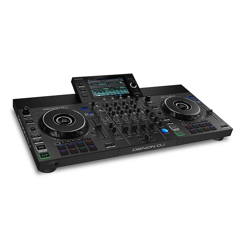 Denon SC Live 4 tích hợp loa monitor chất lượng cao, giúp DJ dễ dàng luyện tập, livestream hoặc biểu diễn tại chỗ mà không cần hệ thống âm thanh rời, tiện lợi và chuyên nghiệp.