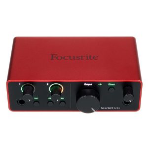 ChatGPT đã nói: Scarlett Solo Gen 4 mang đến chất lượng thu âm vocal sáng, chi tiết nhờ preamp tích hợp Air Mode và dải động rộng. Với ngõ vào nhạc cụ riêng biệt, sản phẩm tái hiện âm thanh guitar trung thực, phù hợp cho ca sĩ và nhạc sĩ indie.