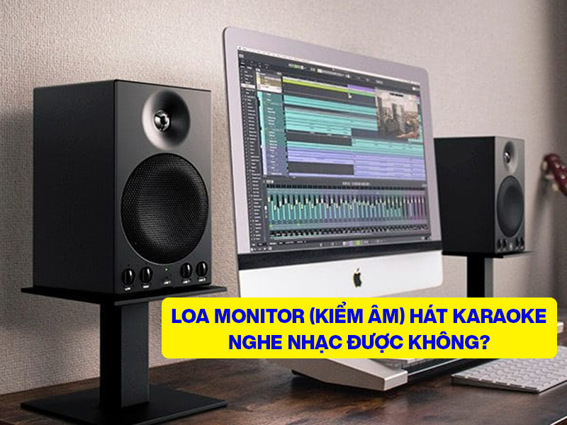 Loa kiểm âm được thiết kế để tái tạo âm thanh trung thực, không màu mè, nên khi hát karaoke sẽ thiếu độ vang và dải bass mạnh. Điều này khiến giọng hát nghe “khô”, không bay bổng như loa karaoke chuyên dụng.