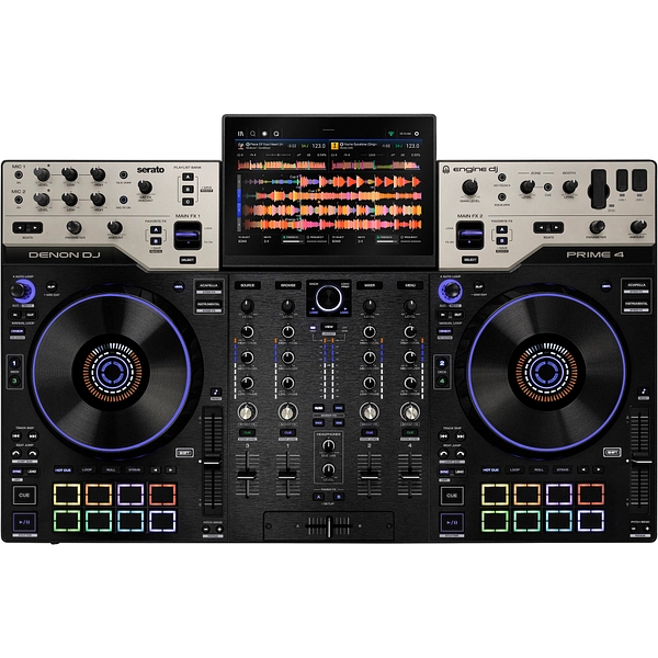 MPCe Performance Pads – Điều Khiển Biểu Diễn Đa NăngDenon DJ Prime 4 G2 sở hữu 16 MPCe Performance Pads với khả năng cảm nhận lực nhấn và vị trí thao tác 3D.
Các pad hỗ trợ Hot Cue, Roll, Stems, hiệu ứng XY và điều khiển ánh sáng, mở rộng khả năng sáng tạo khi biểu diễn.